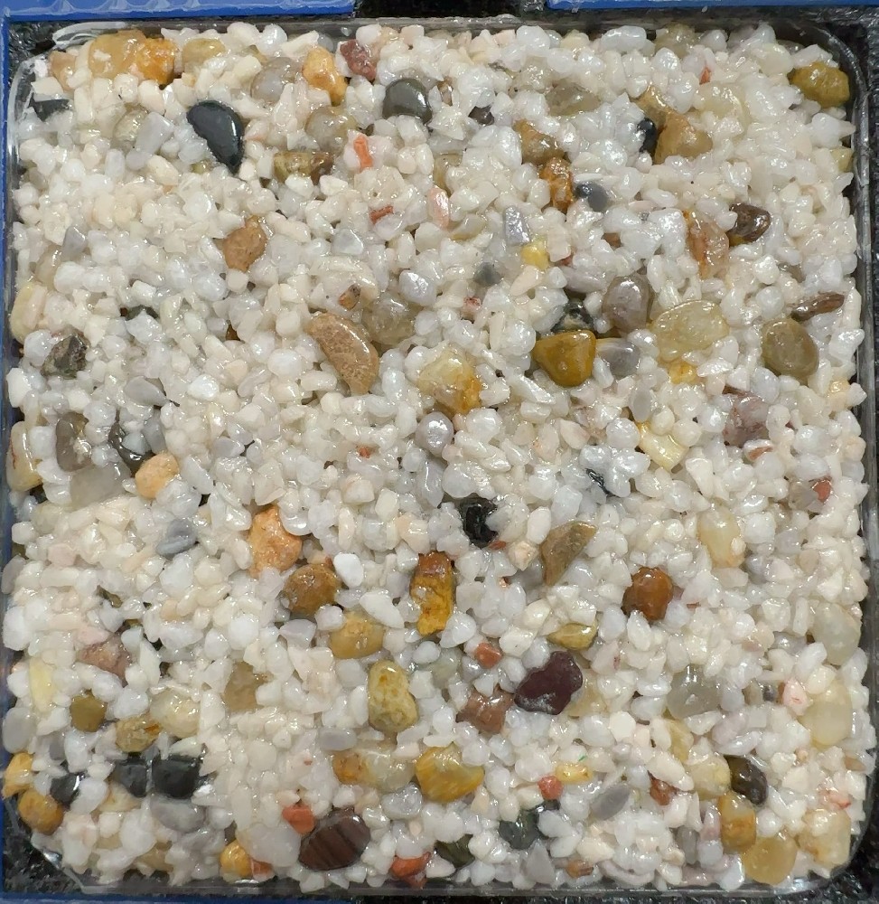 彩岩融白 | Colorful Rock & White Gravel