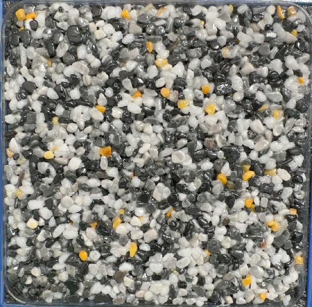 墨雪金砂卵石 | Black & White & Gold Pebbles