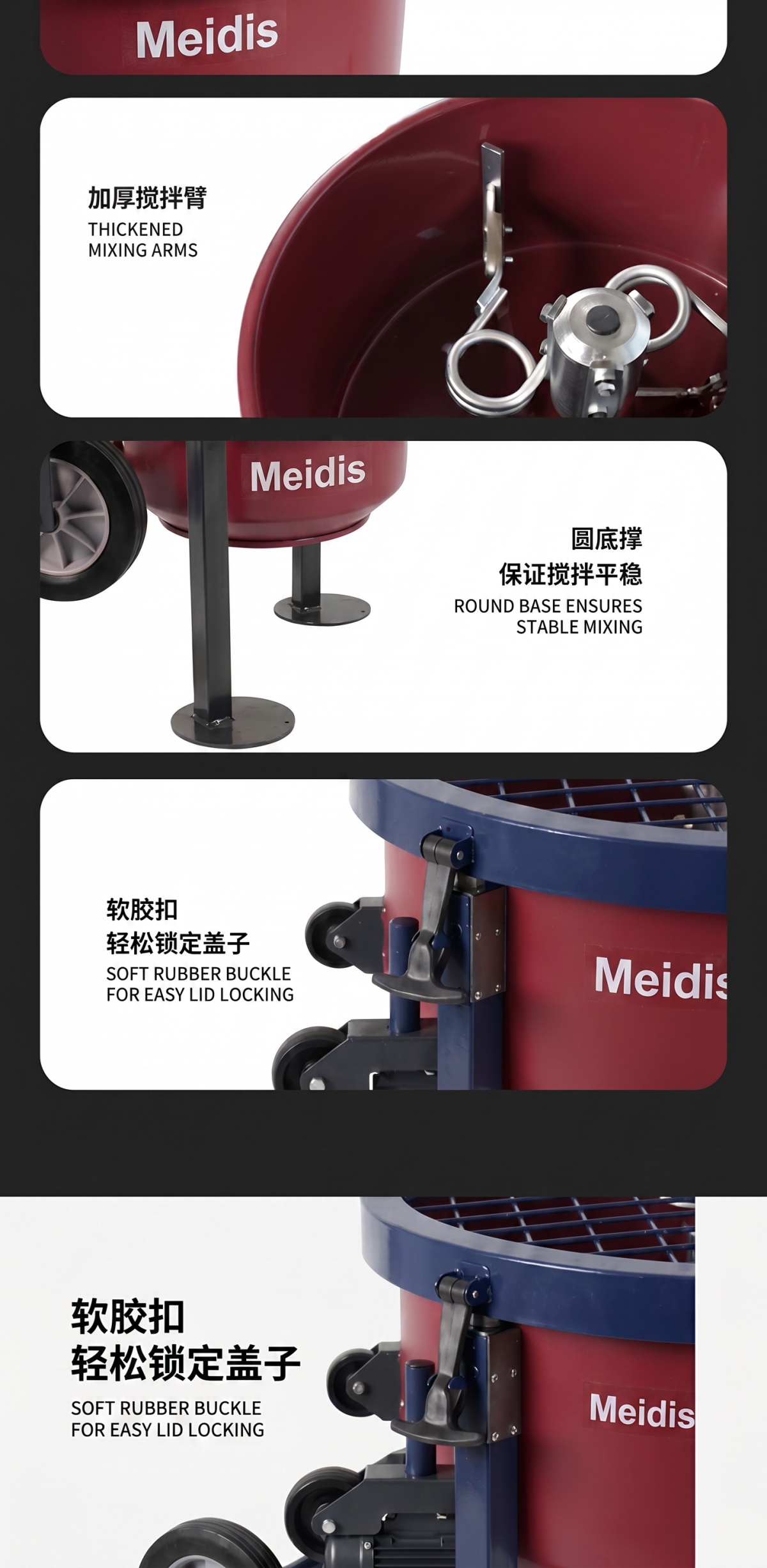 Meidis树脂结合搅拌机 - 套装图