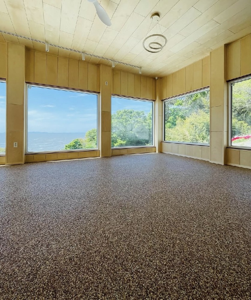 美蒂石原木风海景木屋全屋地坪案例 | Meidis Resin Binder Log House Seaview Floor Case