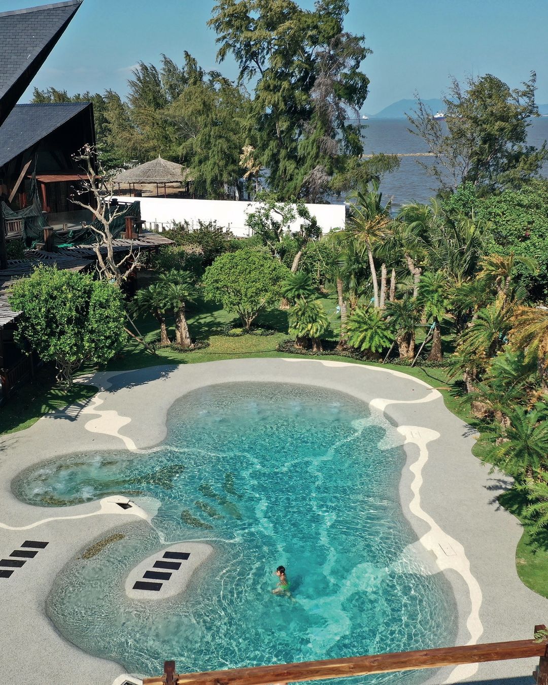 美蒂石山野度假泳池原生砾石露台 | Meidis Luxury Mountain Retreat Organic Aggregate Pool Deck - 套装图