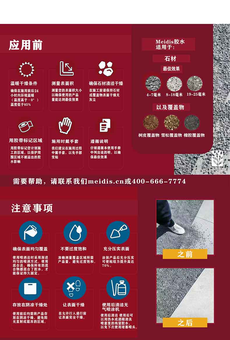 浓缩型石材胶 & 覆盖物胶 - 套装图